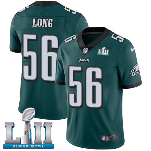 Men Philadelphia Eagles #56 Long Green Limited 2018 Super Bowl NFL Jerseys->women nfl jersey->Women Jersey